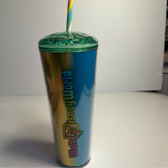 NWT. Disney Eats Shaved Ice Starbucks Tumbler with Straw - Walt Disney World. - Picture 7 of 14